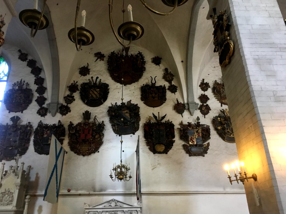 St Marys Cathedral in Tallinn 2 Shields