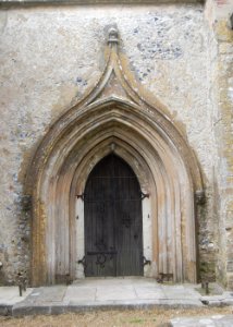 St James's Church, Station Road, East Tisted (NHLE Code 1351138) (May 2021) (Doorway)