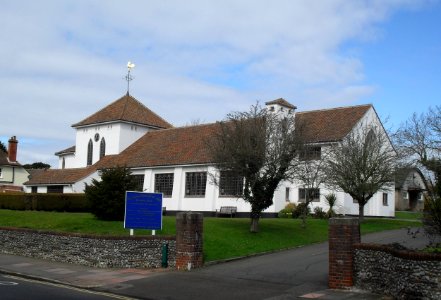 St Mary the Virgin's Church, Decoy Drive, Hampden Park, Eastbourne (NHLE Code 1376622) (March 2010) (1)