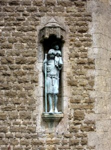 St Christopher's Church, Farnham Lane, Haslemere (June 2015) (Carving)