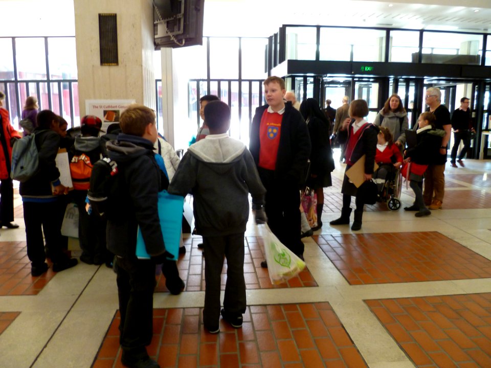 St Edmunds school trip to the British Library 21 Oct 2011