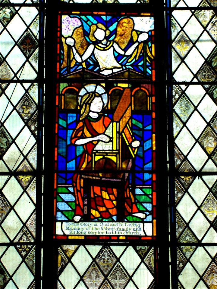 St Cecilia window, Weedon Bec