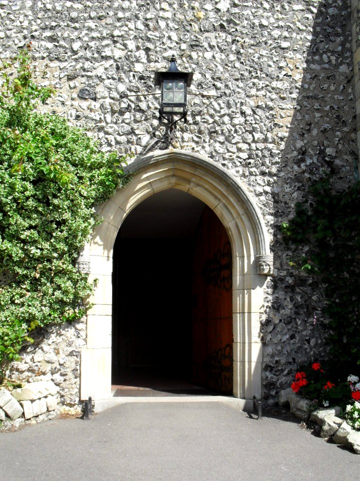 St Margaret's Church, The Green, Rottingdean (NHLE Code 1381000) (August 2010) (Doorway)