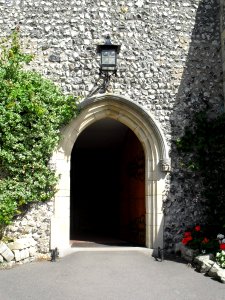 St Margaret's Church, The Green, Rottingdean (NHLE Code 1381000) (August 2010) (Doorway)