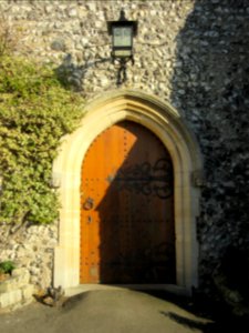 St Margaret's Church, The Green, Rottingdean (NHLE Code 1381000) (December 2016) (Doorway)