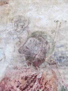 St Christopher mural, Layer Marney 3
