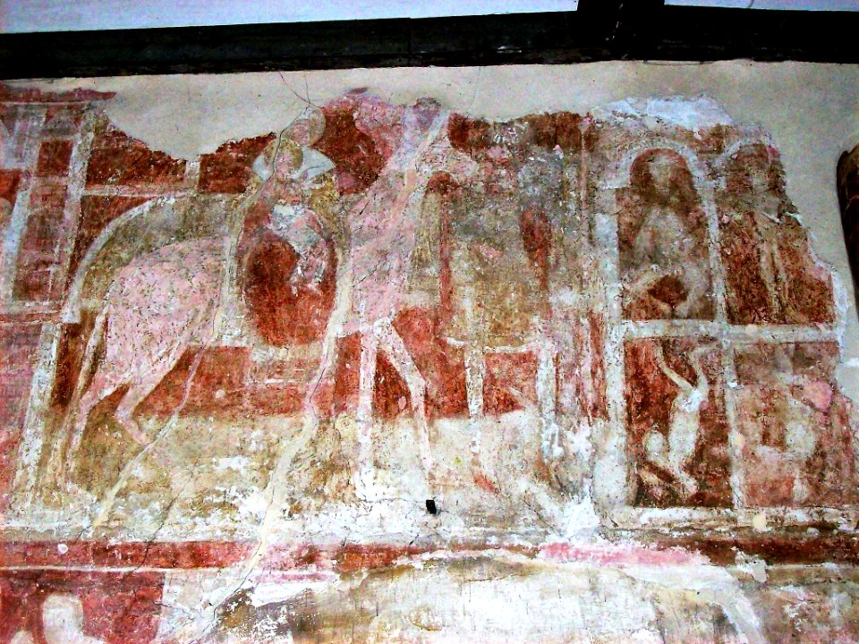 St Botolph, Hardham, murals 8