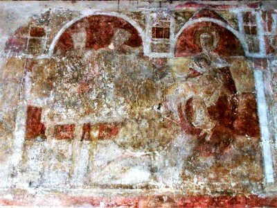 St Botolph, Hardham, murals 7