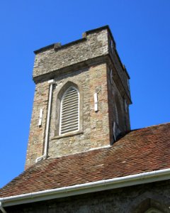 St Helen's Church, Eddington Road, St Helens, Isle of Wight (May 2016) (Tower)