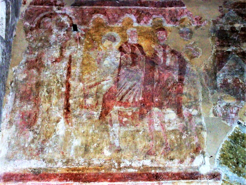 St Botolph, Hardham, murals 12
