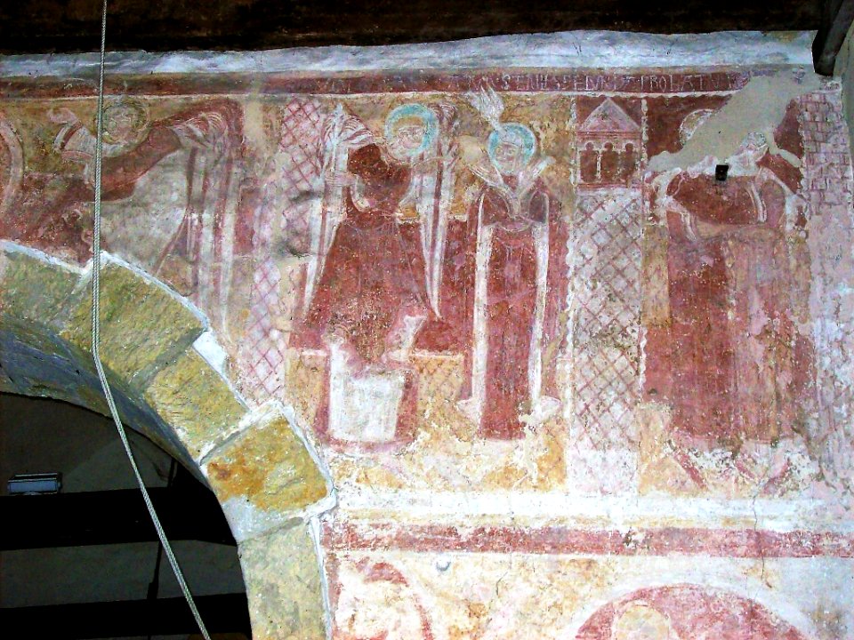 St Botolph, Hardham, murals 5