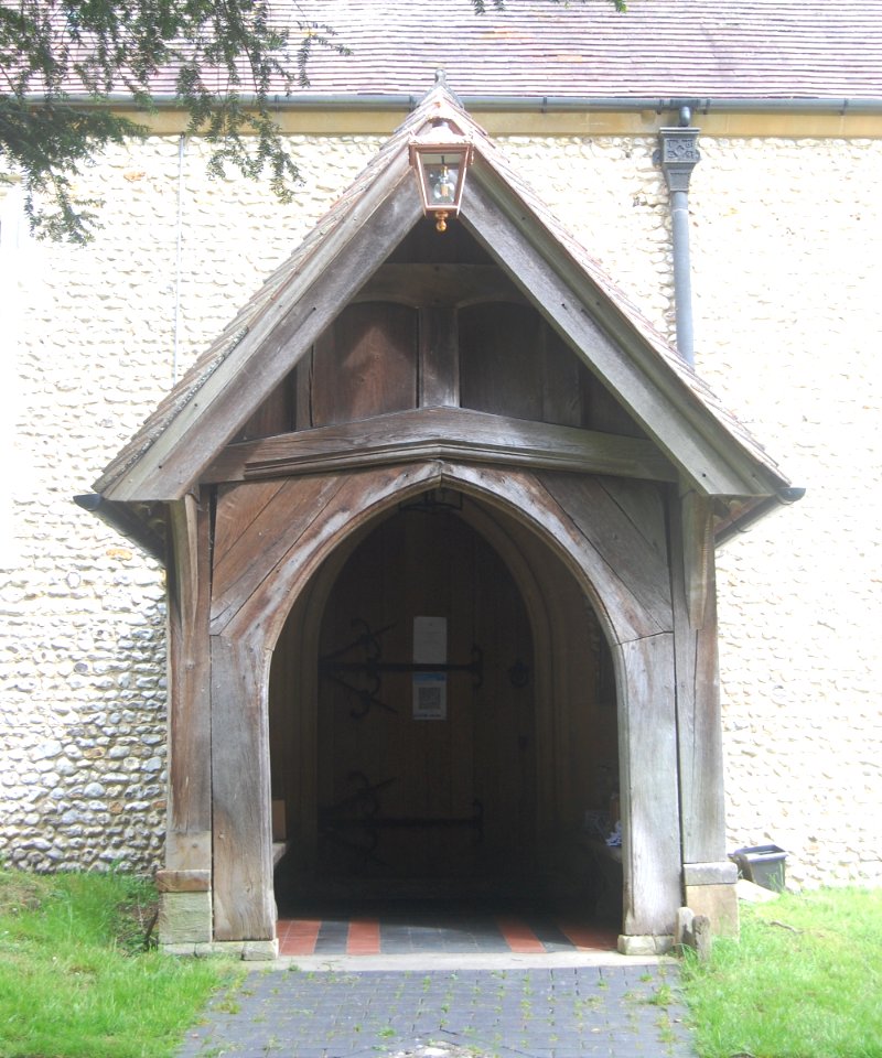 St Mary's Church, Church Lane, Bentley (NHLE Code 1094090) (May 2021) (Entrance Porch)