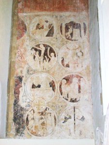 St Mary, Brook, wall painting 02