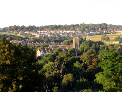 St Mary's RC Church, Surrenden Road seen from Highcroft Villas, Prestonville, Brighton (August 2016) (4)