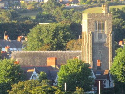 St Mary's RC Church, Surrenden Road seen from Highcroft Villas, Prestonville, Brighton (August 2016) (3)