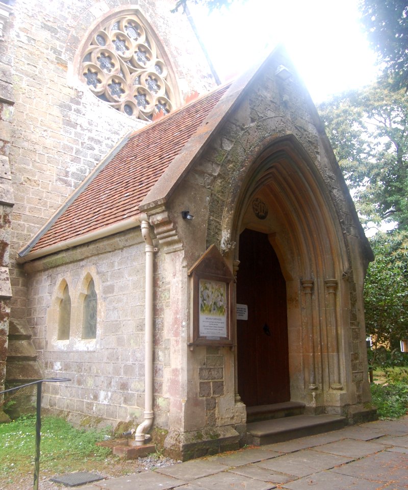 St Mary's Church, Church Lane, Bramshott (NHLE Code 1094480) (July 2019) (Entrance Porch)