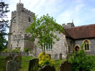 St Mary, Chilham from South