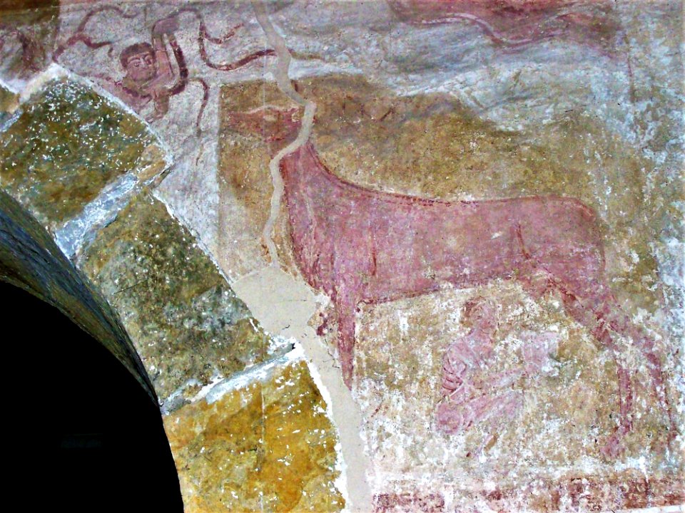 St Botolph, Hardham, murals 3