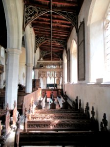 St Mary, Dennington, south aisle