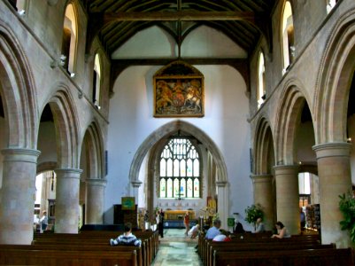 St Mary, Rye, nave, looking East