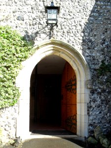 St Margaret's Church, The Green, Rottingdean (NHLE Code 1381000) (February 2011) (Doorway)