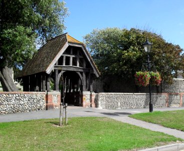 St Margaret's Church, The Green, Rottingdean (August 2010) (Lychgate) (2)