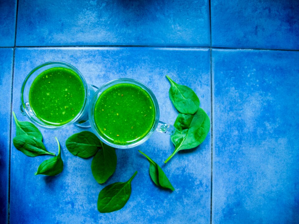 Green healthy refreshment