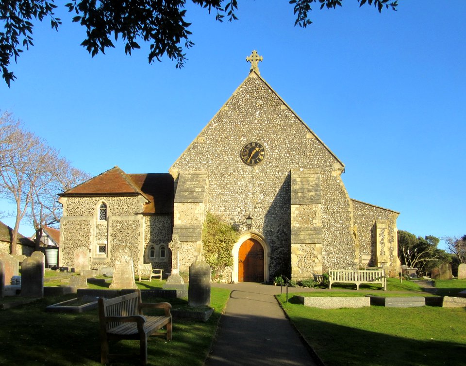 St Margaret's Church, The Green, Rottingdean (NHLE Code 1381000) (December 2016) (1)