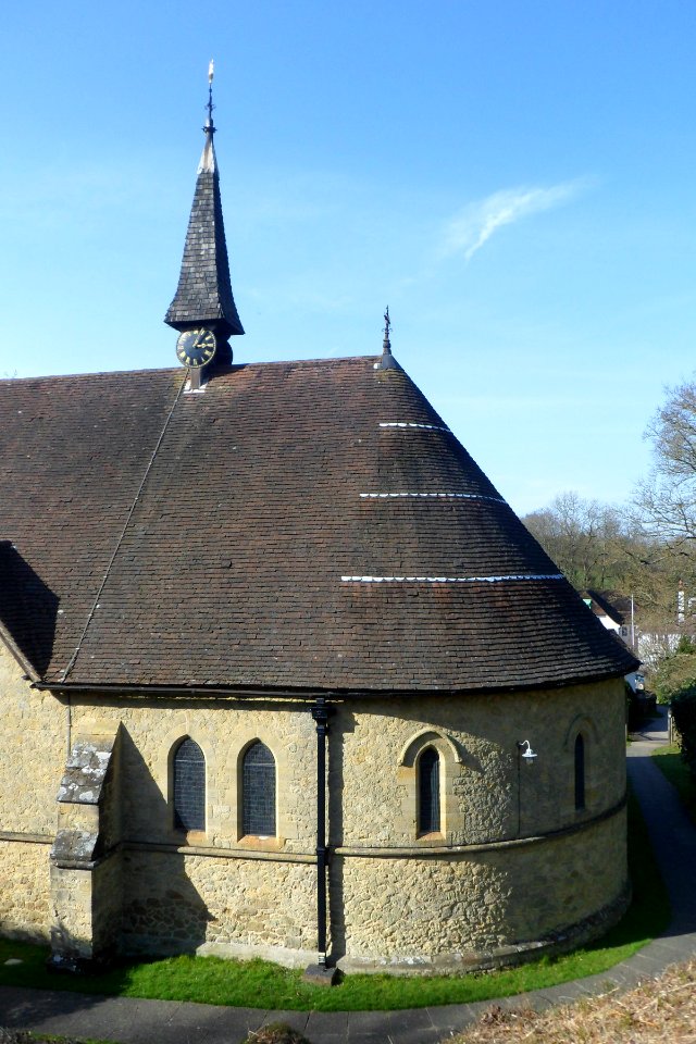 St Mark's Church, Walking Bottom, Peaslake (March 2014) (Apse)