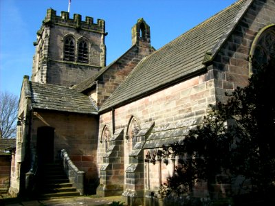 St Mary's, Nether Alderley from south east photo