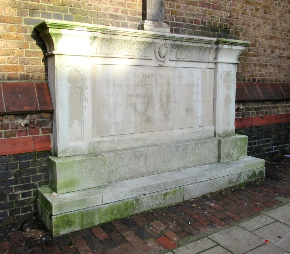 St Martin's Church, Lewes Road, Brighton (NHLE Code 1381667) (November 2015) (War Memorial)