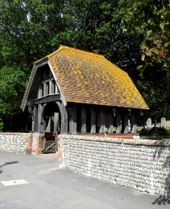 St Margaret's Church, The Green, Rottingdean (August 2010) (Lychgate) (1)