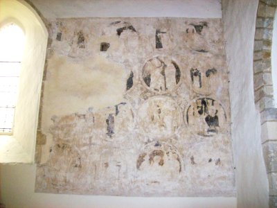 St Mary, Brook, wall painting 05