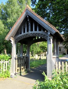 St Mary's Church, Church Road, Long Ditton (June 2015) (Lychgate)