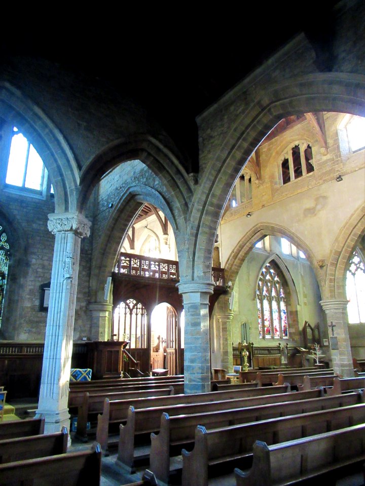 St Mary, Adderbury, looking across from north aisle