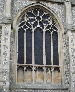 St Michael and All Angels Church, Willingdon Road, Ocklynge, Eastbourne (NHLE Code 1262164) (March 2010) (Window) photo