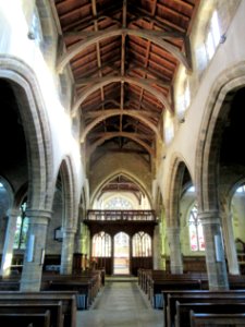 St Mary, Adderbury, nave looking east