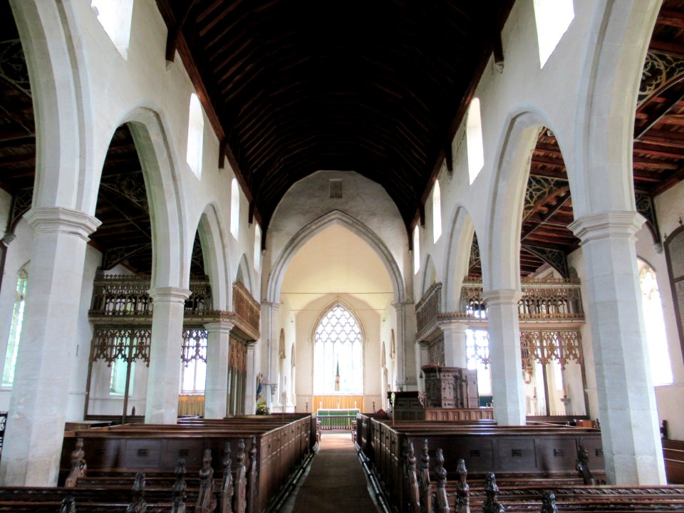 St Mary, Dennington, nave