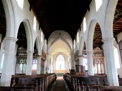 St Mary, Dennington, nave