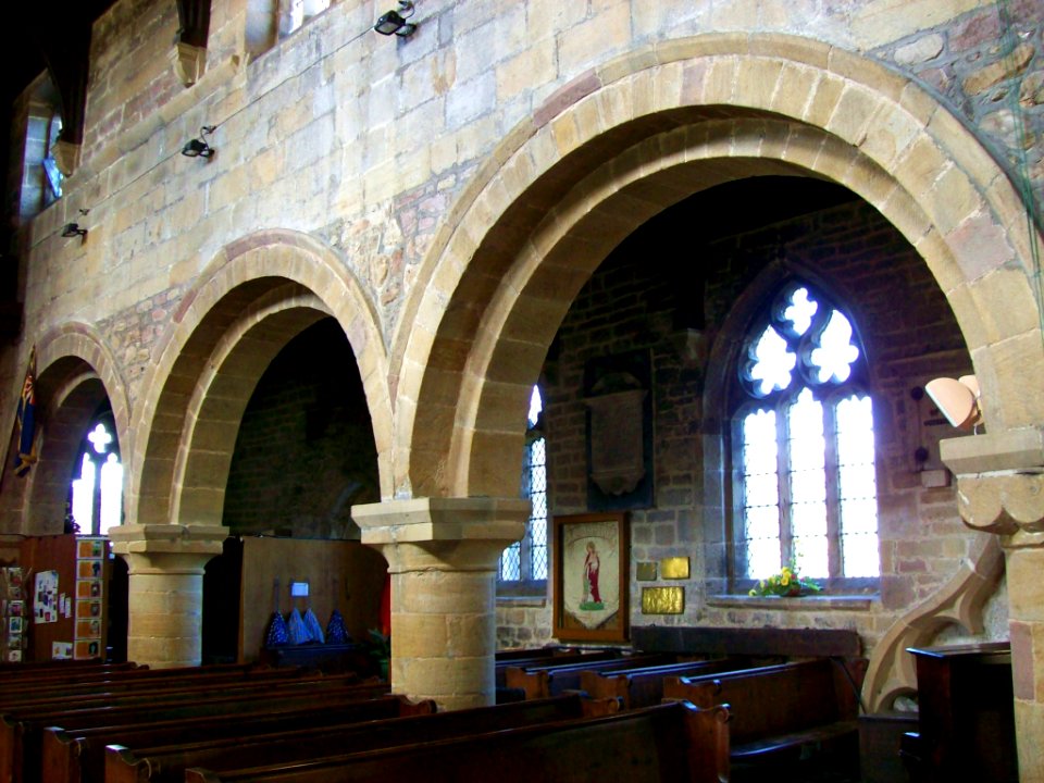 St Mary, Crich- north arcade