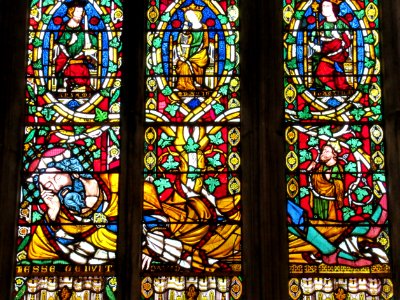 St Mary, Shrewsbury, Jesse window 02