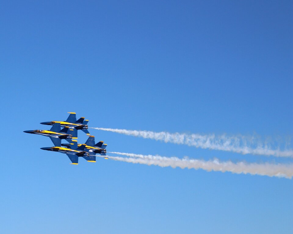 Jet airplane airshow