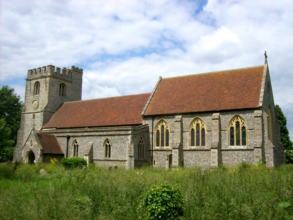 St Margaret, Lewknor from south