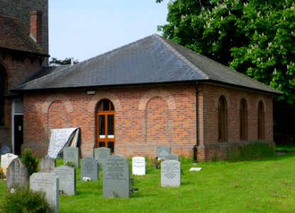 St Michael and All Angels Church, Church Lane, Pirbright (May 2014) (Church Hall)
