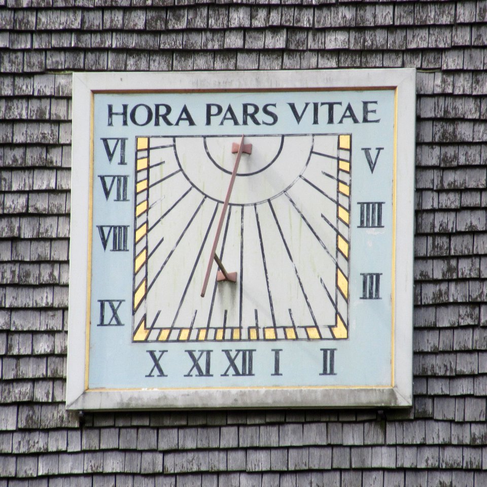 St Michael and All Angels Church, Highfield Lane, Thursley (June 2015) (Sundial)