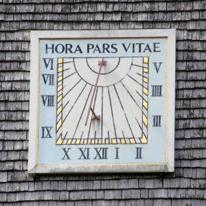 St Michael and All Angels Church, Highfield Lane, Thursley (June 2015) (Sundial)