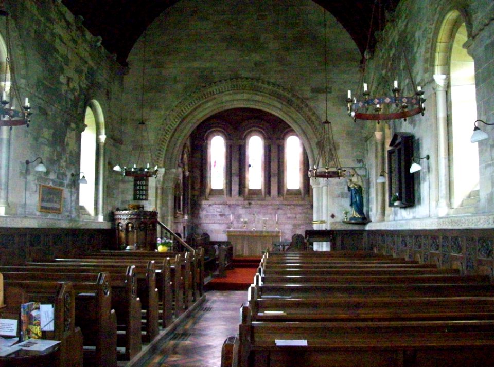 St Michael and All Angels, Barton-le-Street, interior