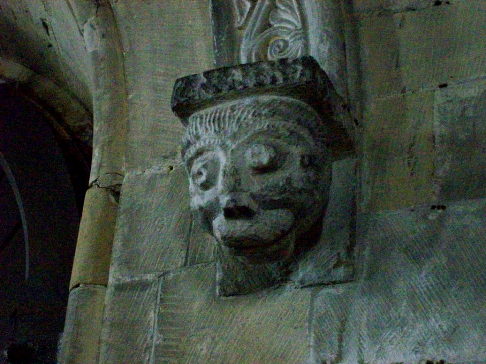 St Michael and All Angels, Barton-le-Street, corbel