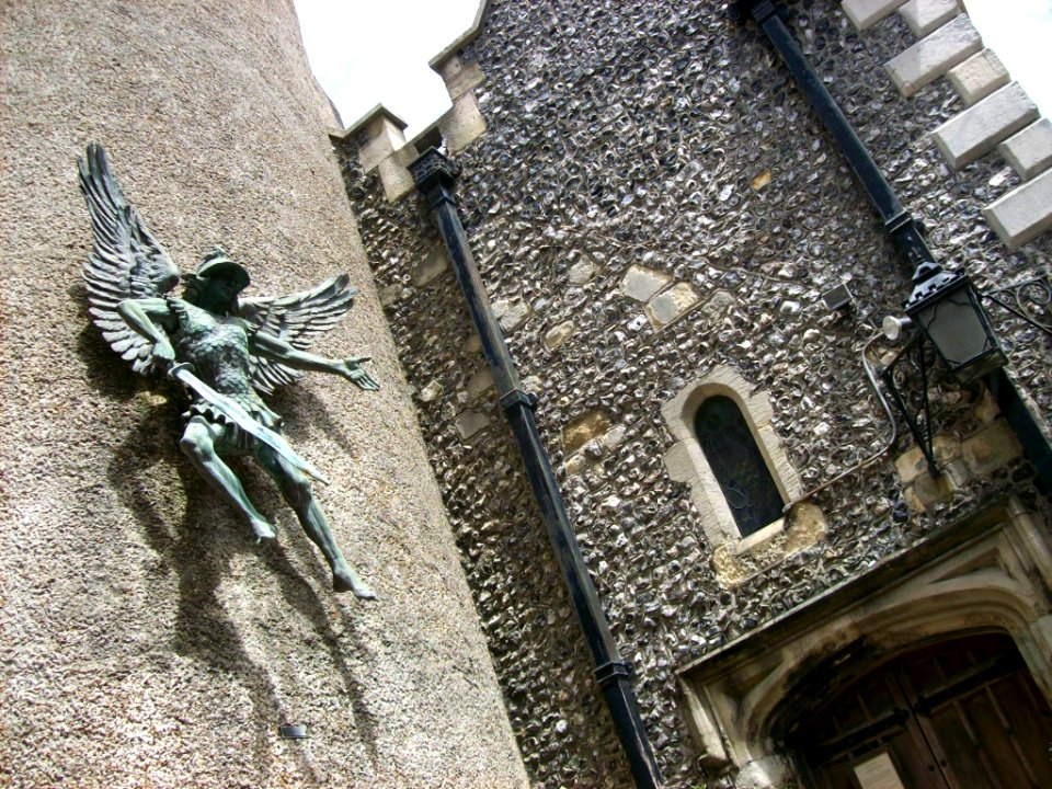 St Michael statue, St Michael, Lewes