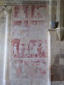 St Michael, Amberley, wall painting 01